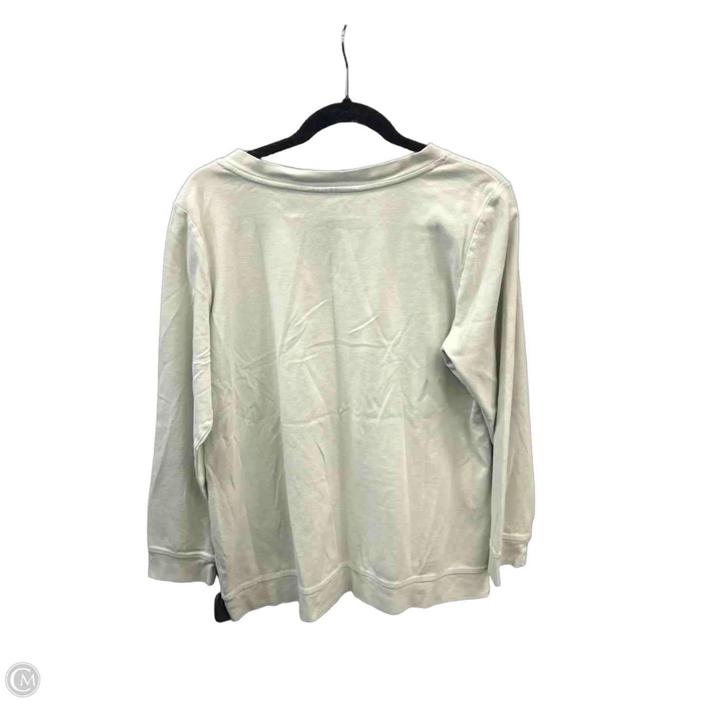 Top Long Sleeve By Christopher And Banks In Green, Size: Xl