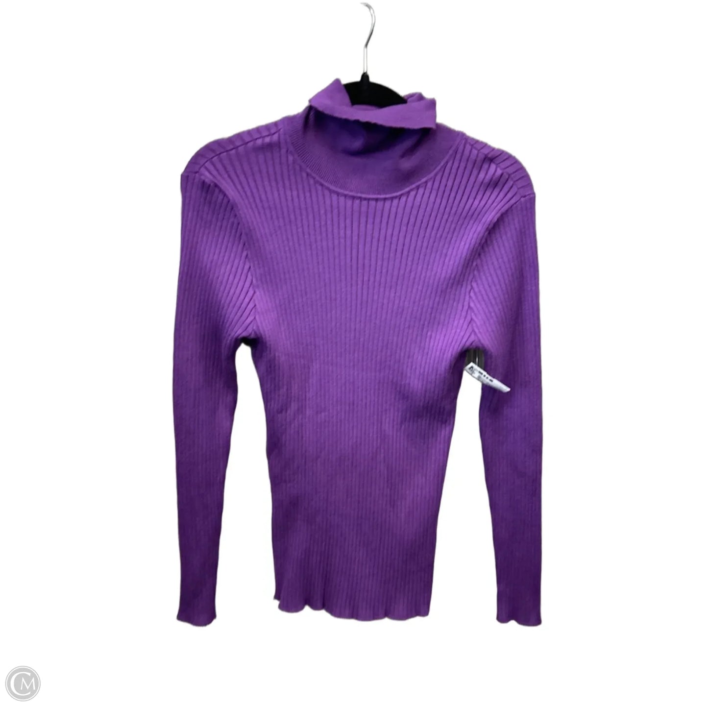Top Long Sleeve By Clothes Mentor In Purple, Size: L