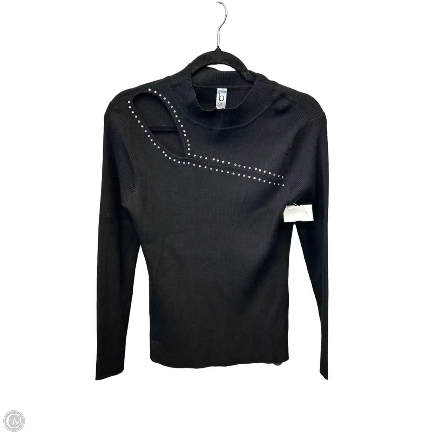 Top Long Sleeve By Clothes Mentor In Black, Size: L