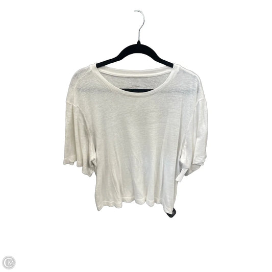 Top Short Sleeve By Universal Thread In White, Size: Xxl