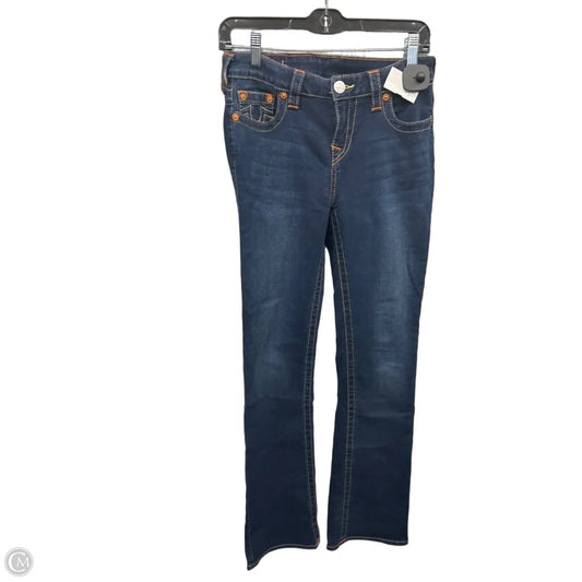 Jeans Boot Cut By True Religion In Blue Denim, Size: 8