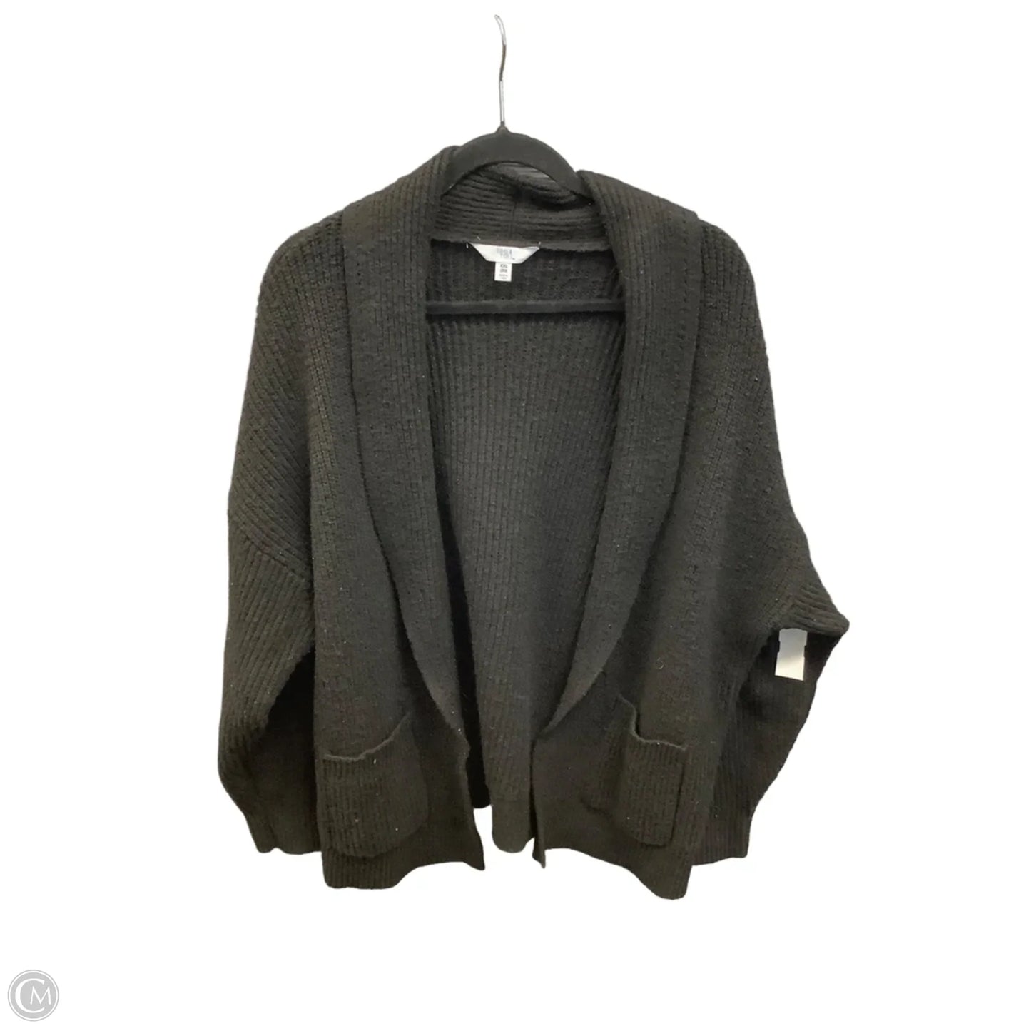 Cardigan By Time And Tru In Black, Size: Xxl