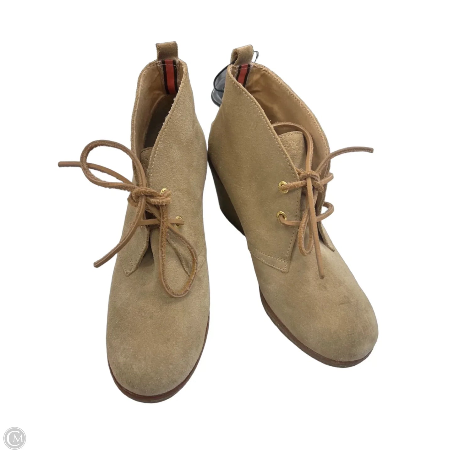 Shoes Heels Wedge By Sperry In Beige, Size: 8.5