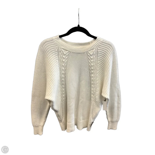 Sweater By Simply Vera In White, Size: Xs