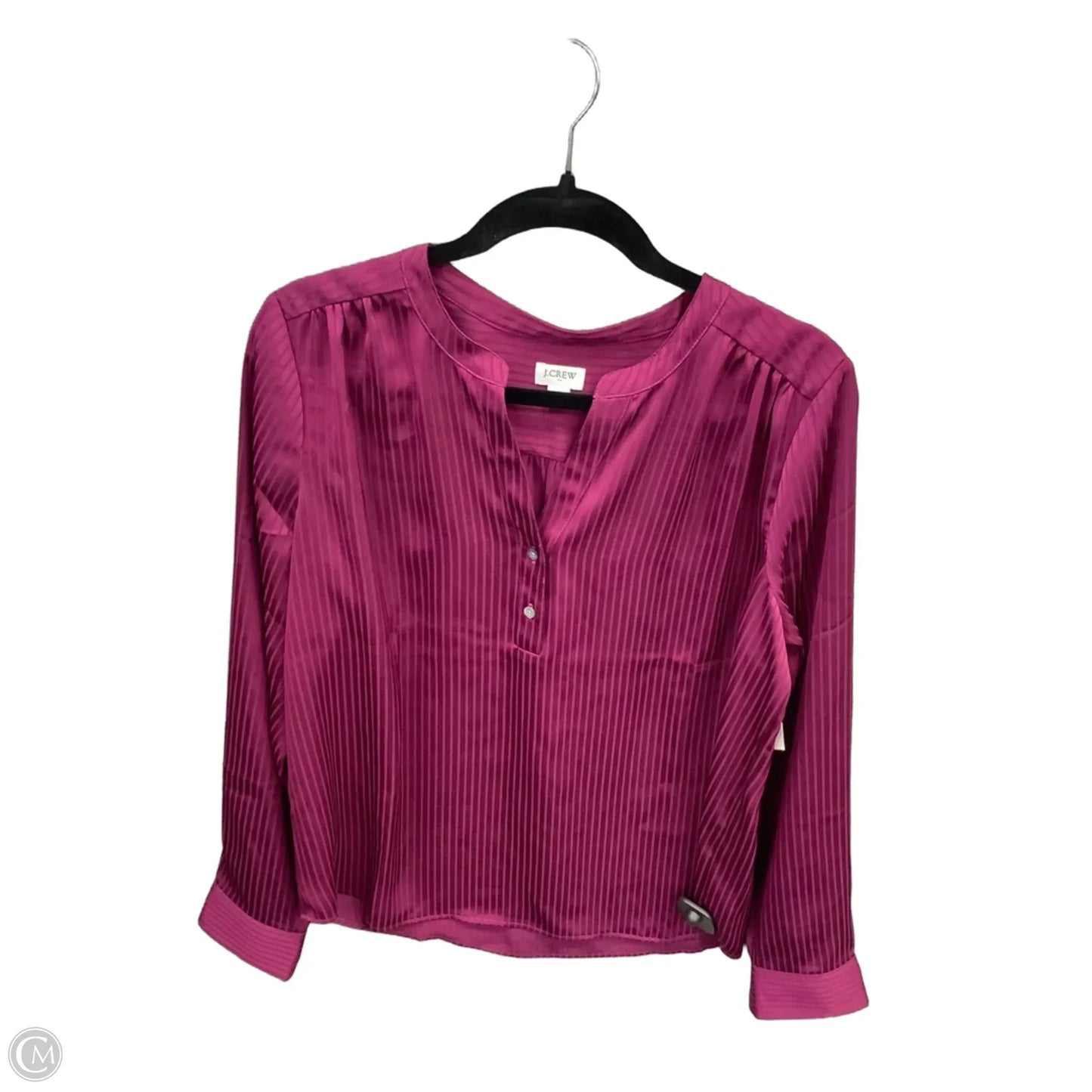 Top Long Sleeve By J. Crew In Purple, Size: M