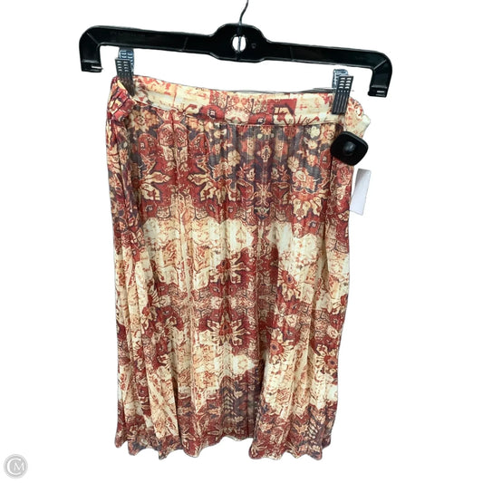 Skirt Midi By Anthropologie In Multi-colored, Size: S