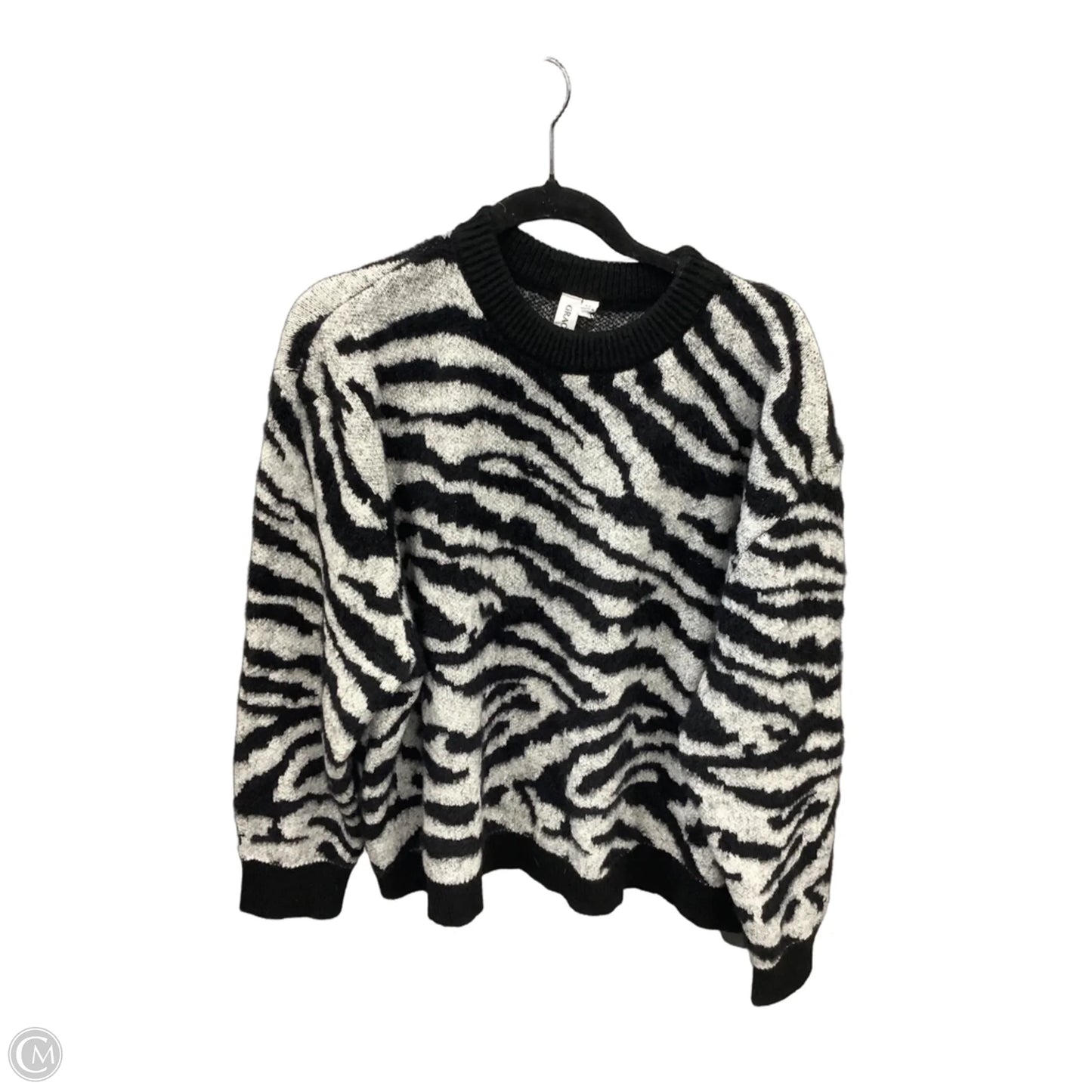 Sweater By Grace + Karma In Zebra Print, Size: Xl