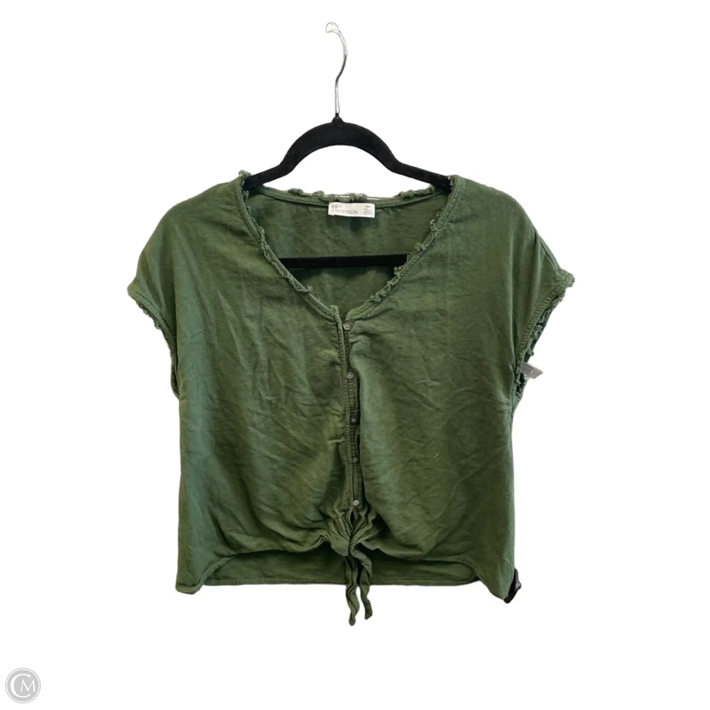 Top Short Sleeve By 89th And Madison In Green, Size: M