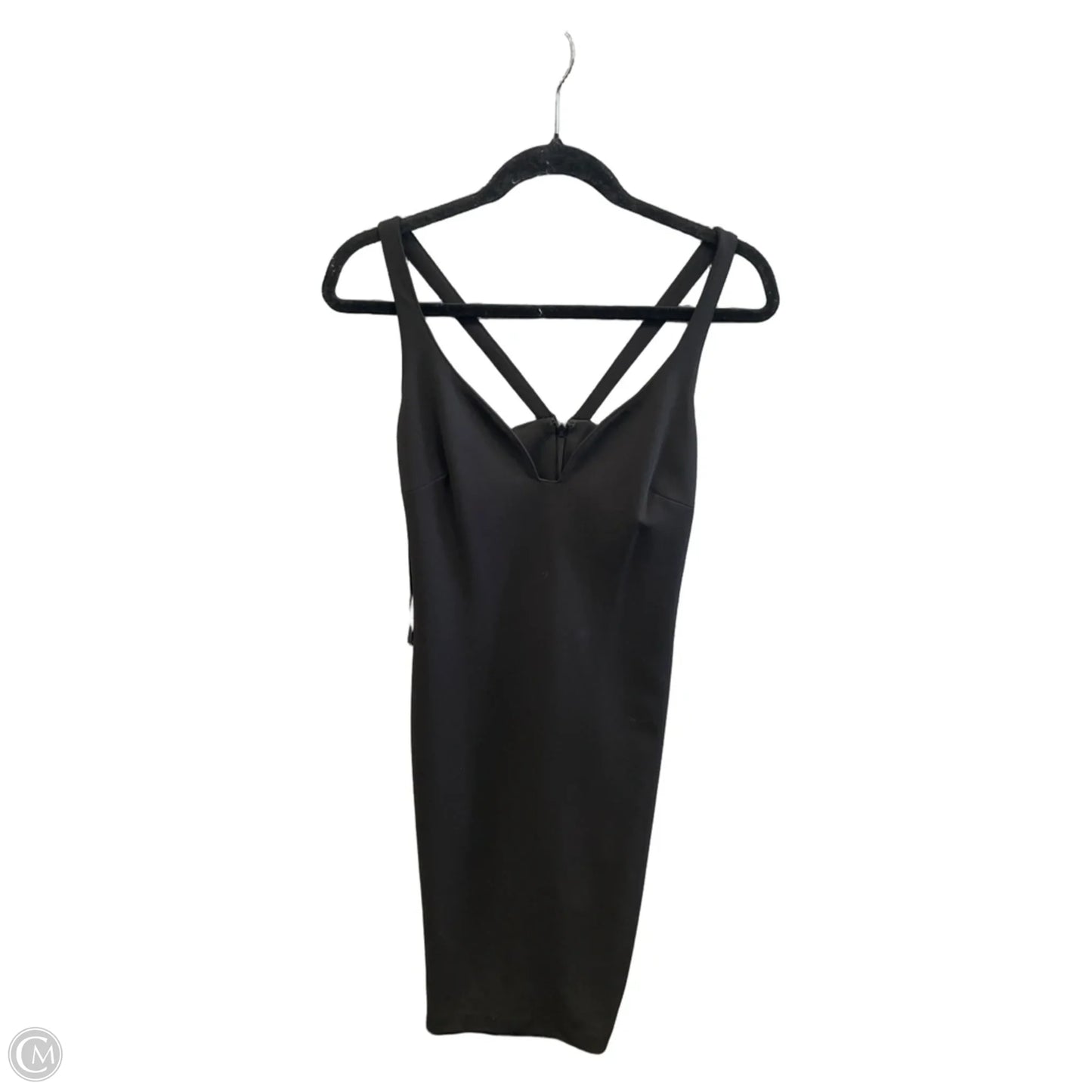 Dress Casual Midi By Calvin Klein In Black, Size: Xs