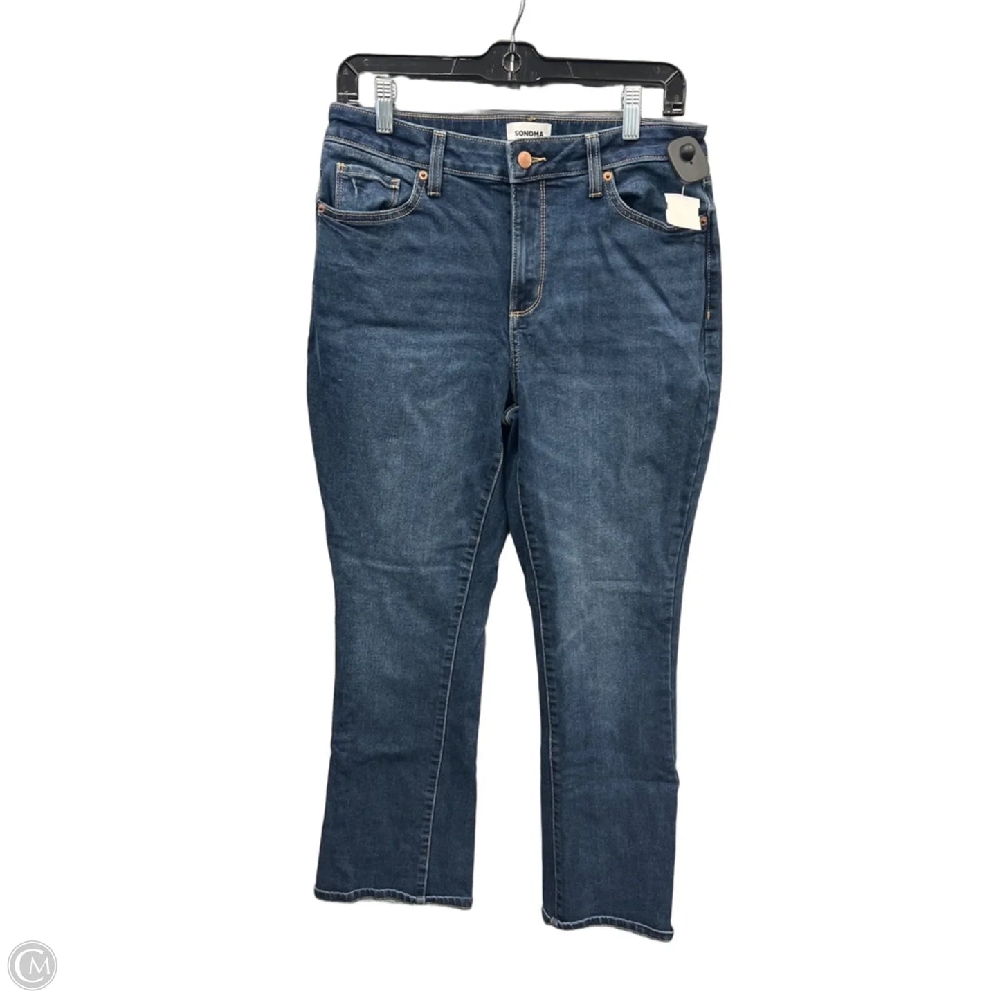 Jeans Straight By Sonoma In Blue Denim, Size: 10