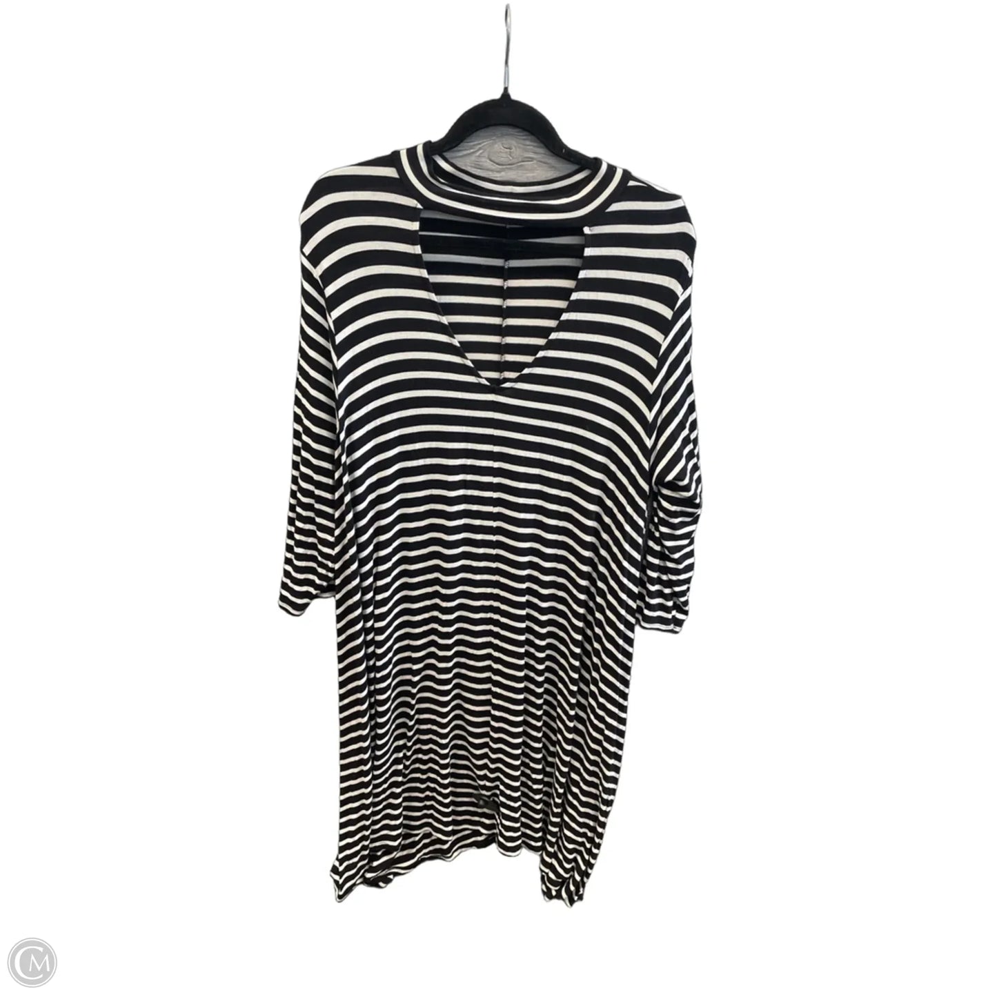 Dress Casual Midi By Boutique + In Striped Pattern, Size: 2x