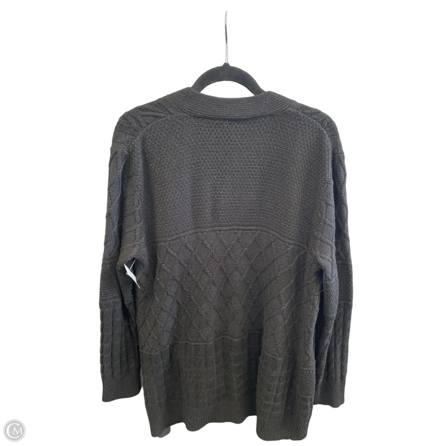 Cardigan By Faded Glory In Black, Size: Xxl