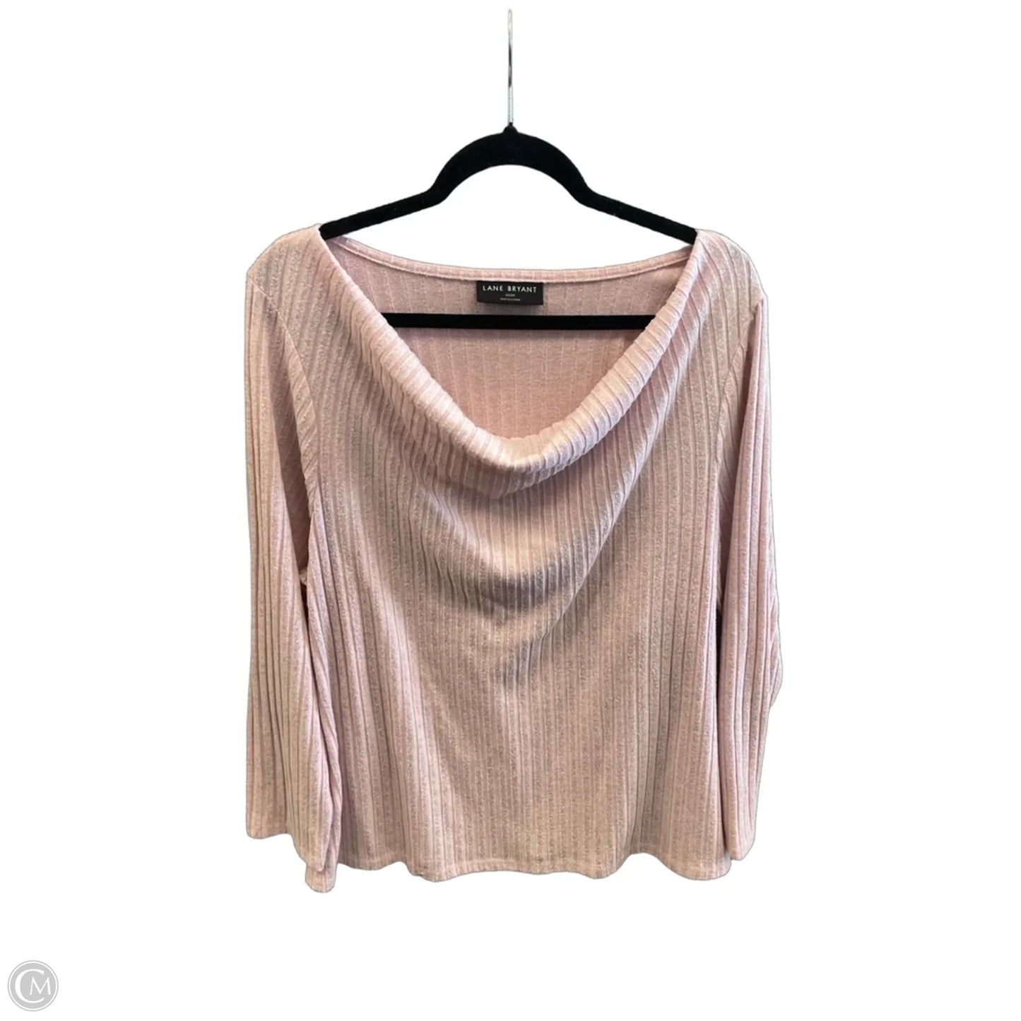 Top Long Sleeve By Lane Bryant In Pink, Size: 3x