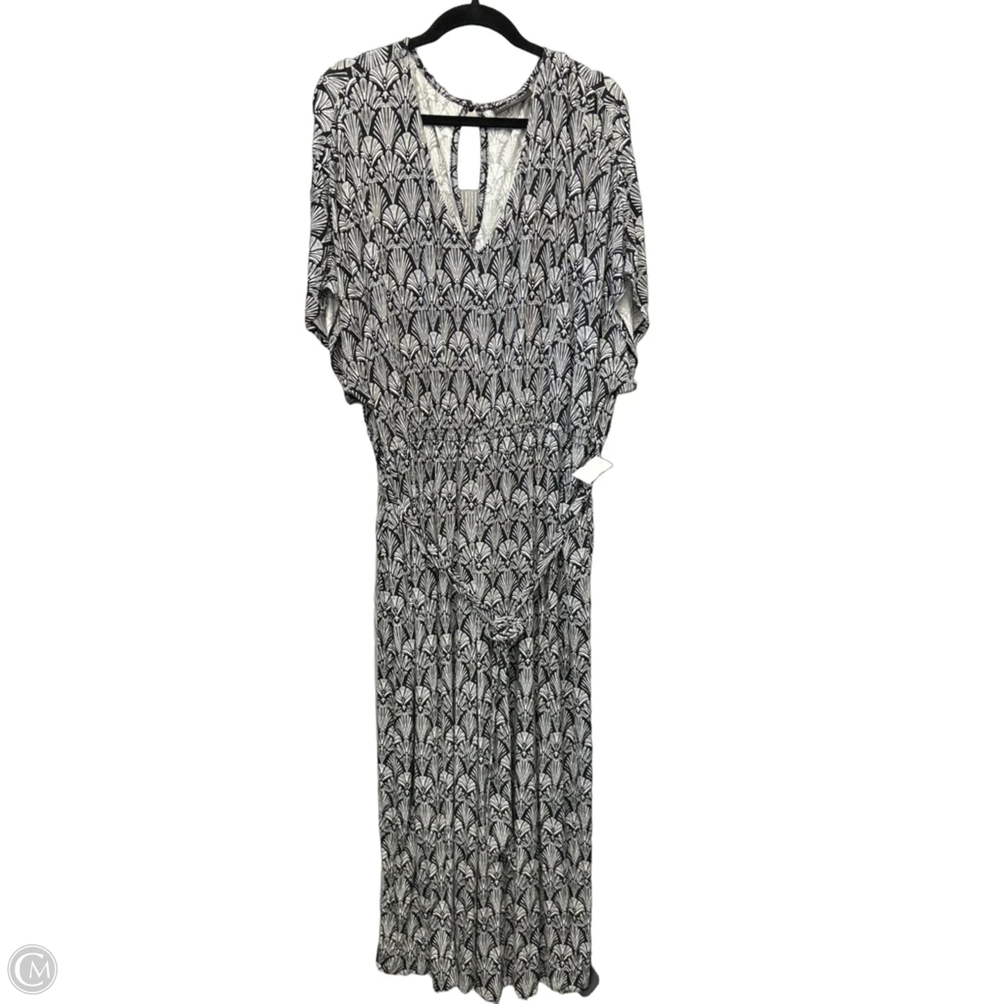 Jumpsuit By Lane Bryant In Black & White, Size: 3x