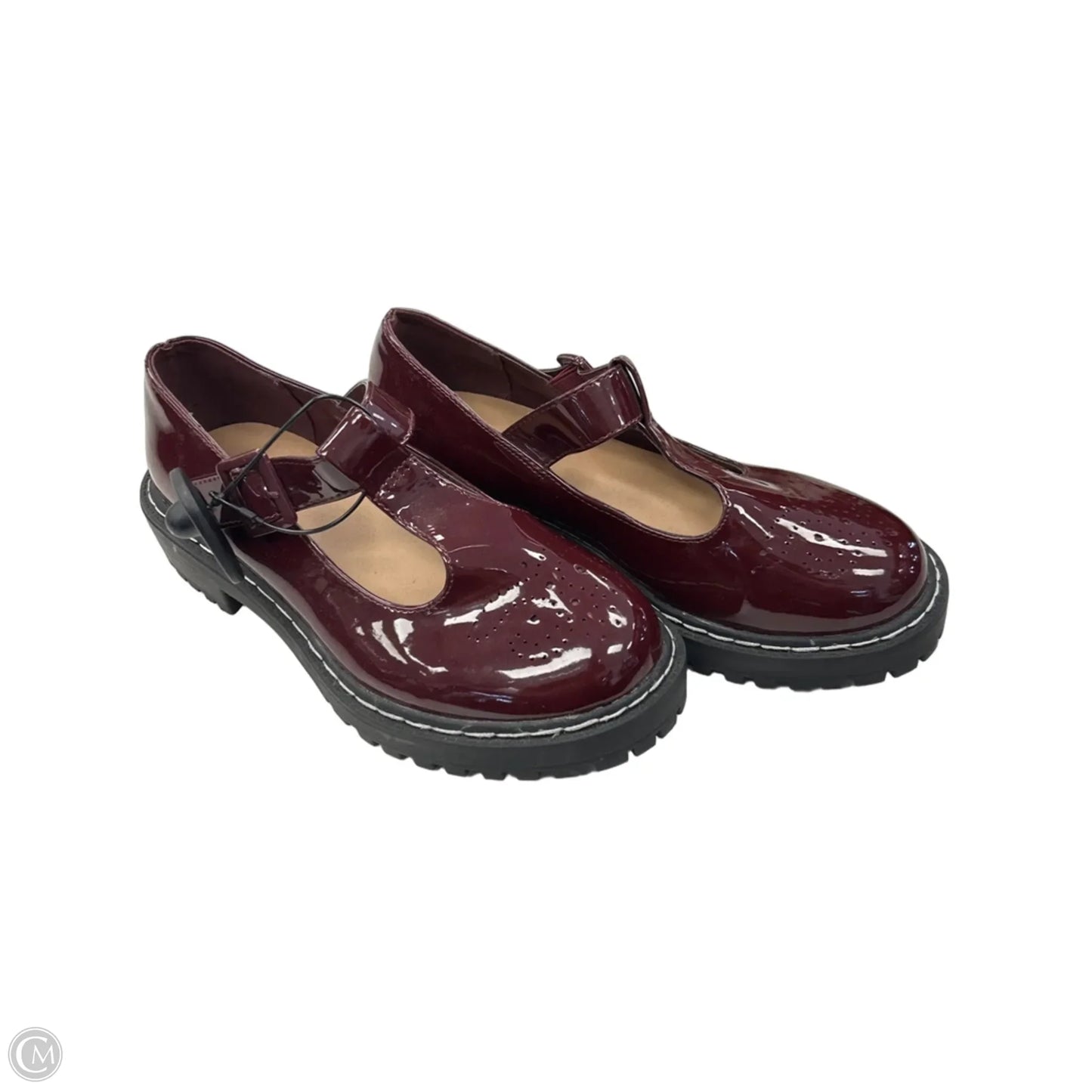 Shoes Flats By Torrid In Maroon, Size: 8