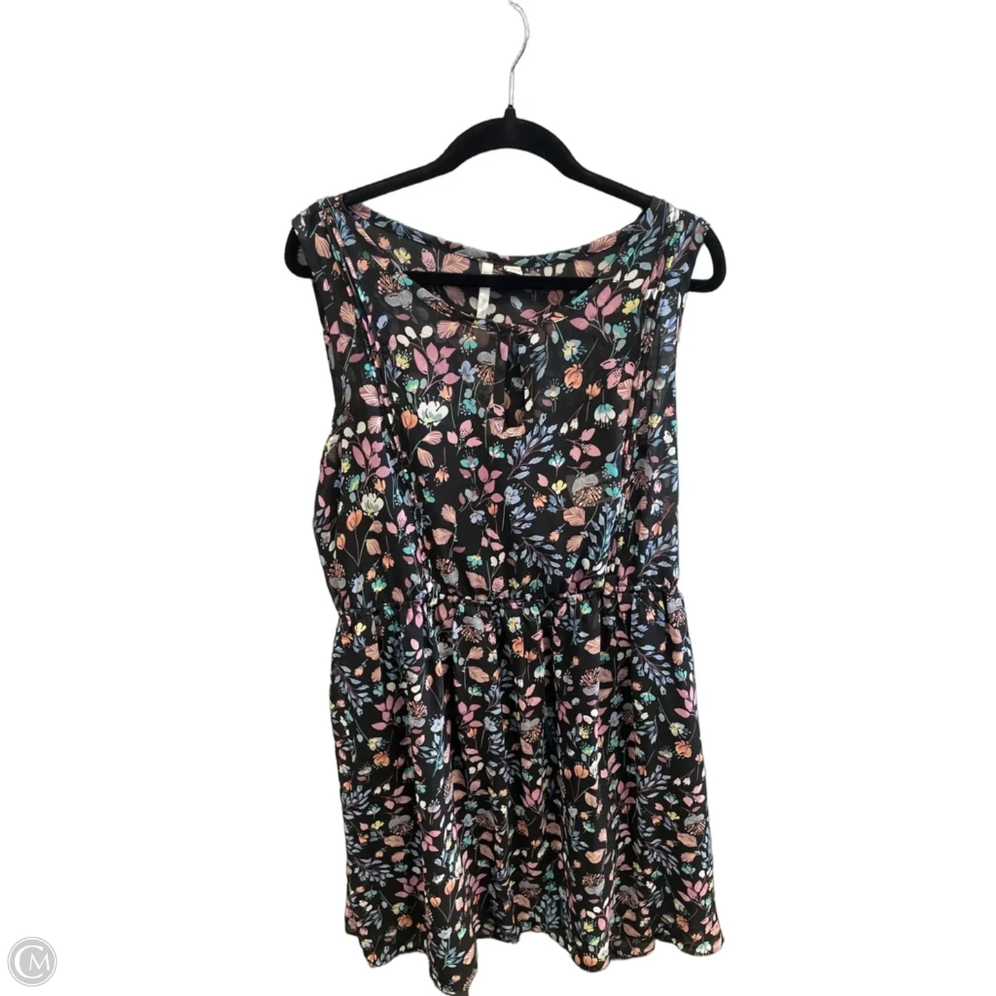 Dress Casual Midi By Lc Lauren Conrad In Floral Print, Size: Xl