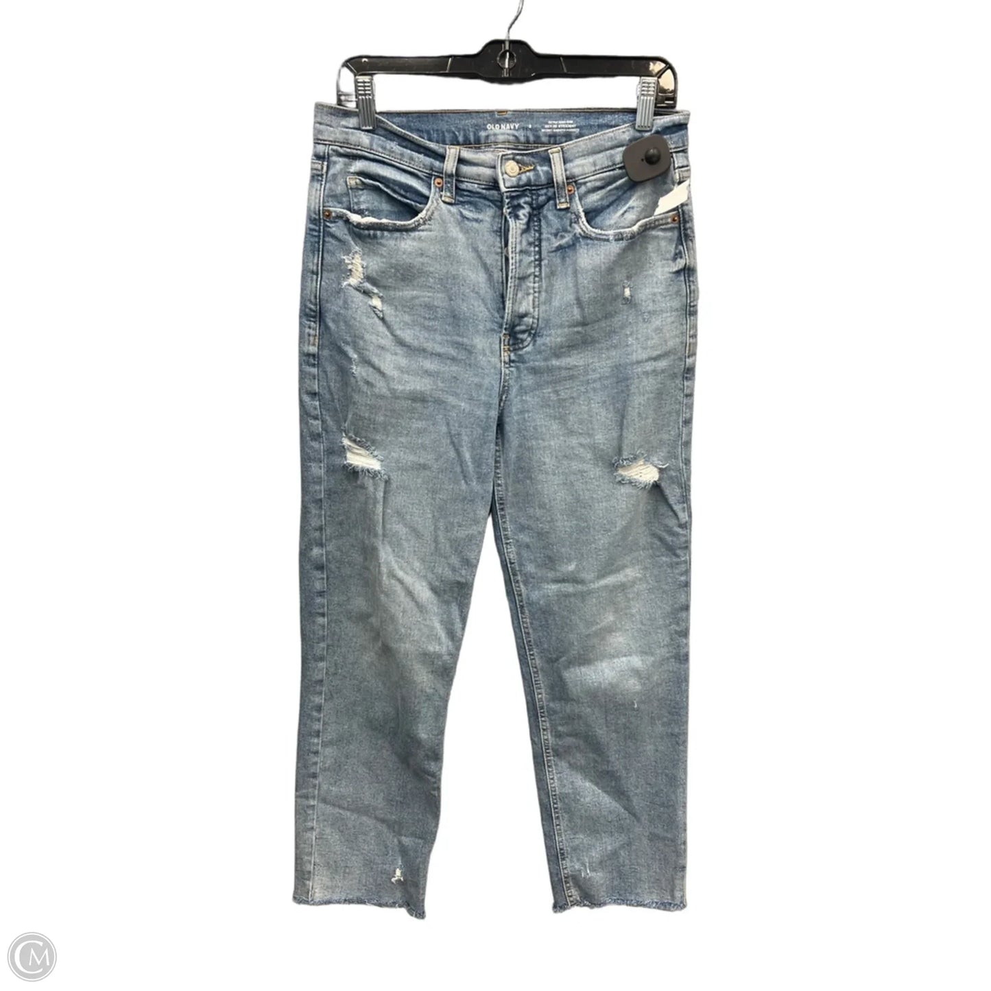 Jeans Straight By Old Navy In Blue Denim, Size: 8