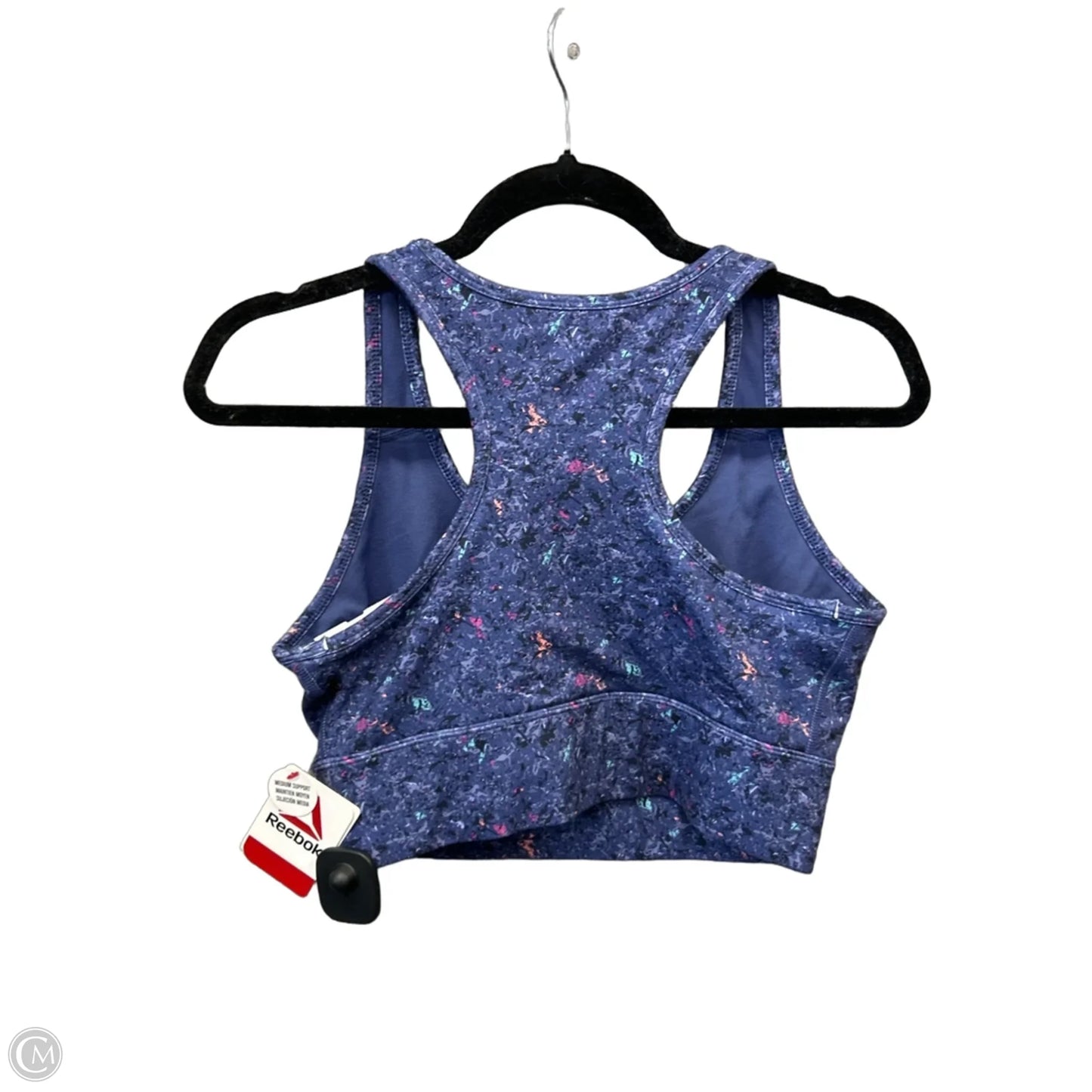 Athletic Bra By Reebok In Blue, Size: L