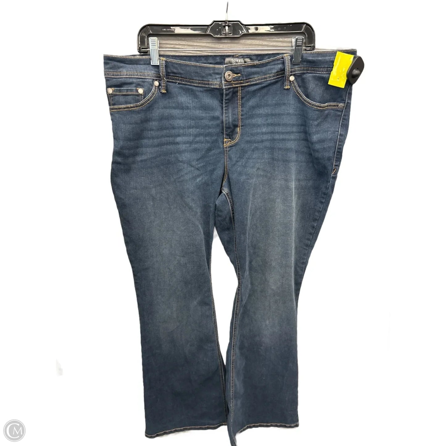 Jeans Boot Cut By Torrid In Blue Denim, Size: 18