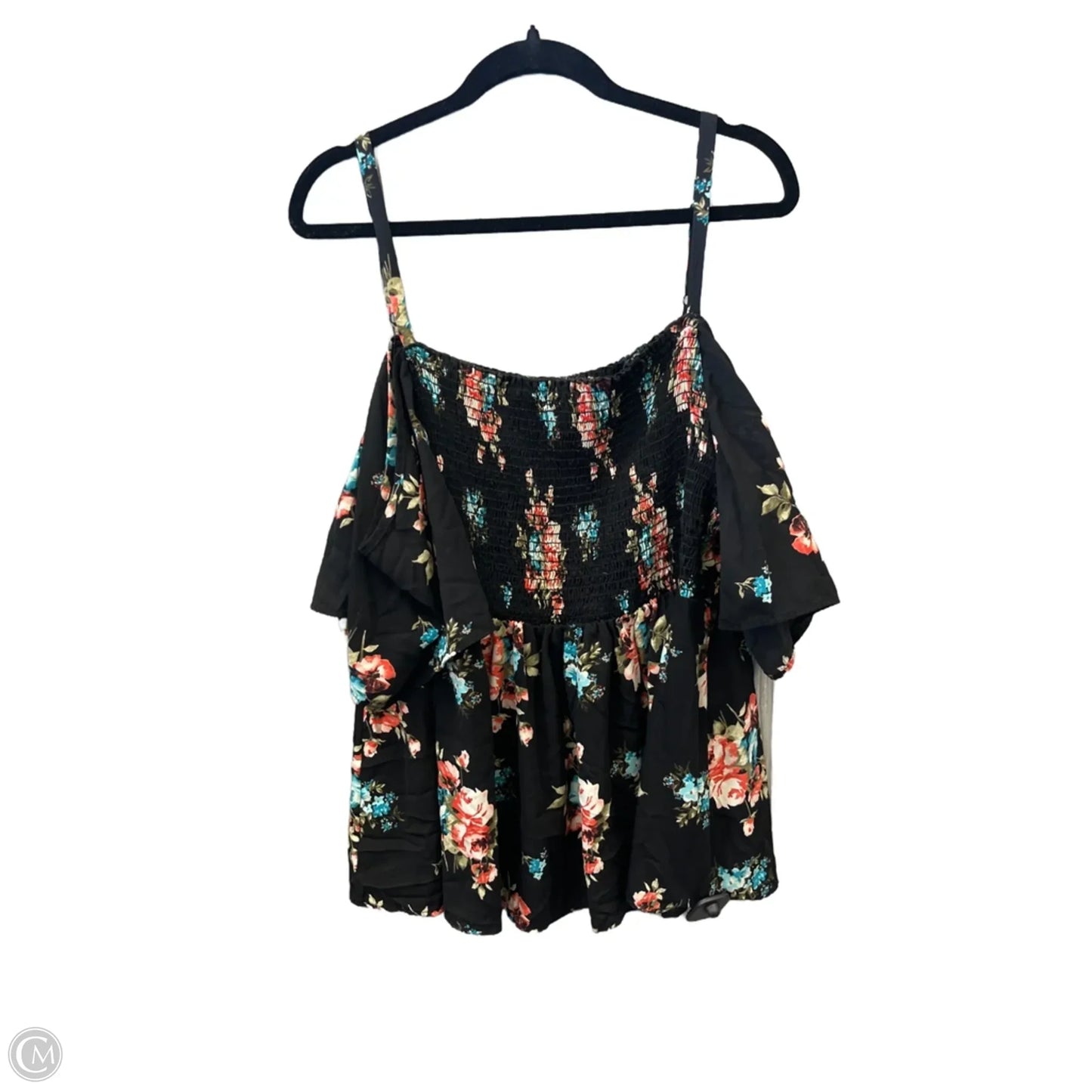 Top Short Sleeve By Torrid In Floral Print, Size: 2x