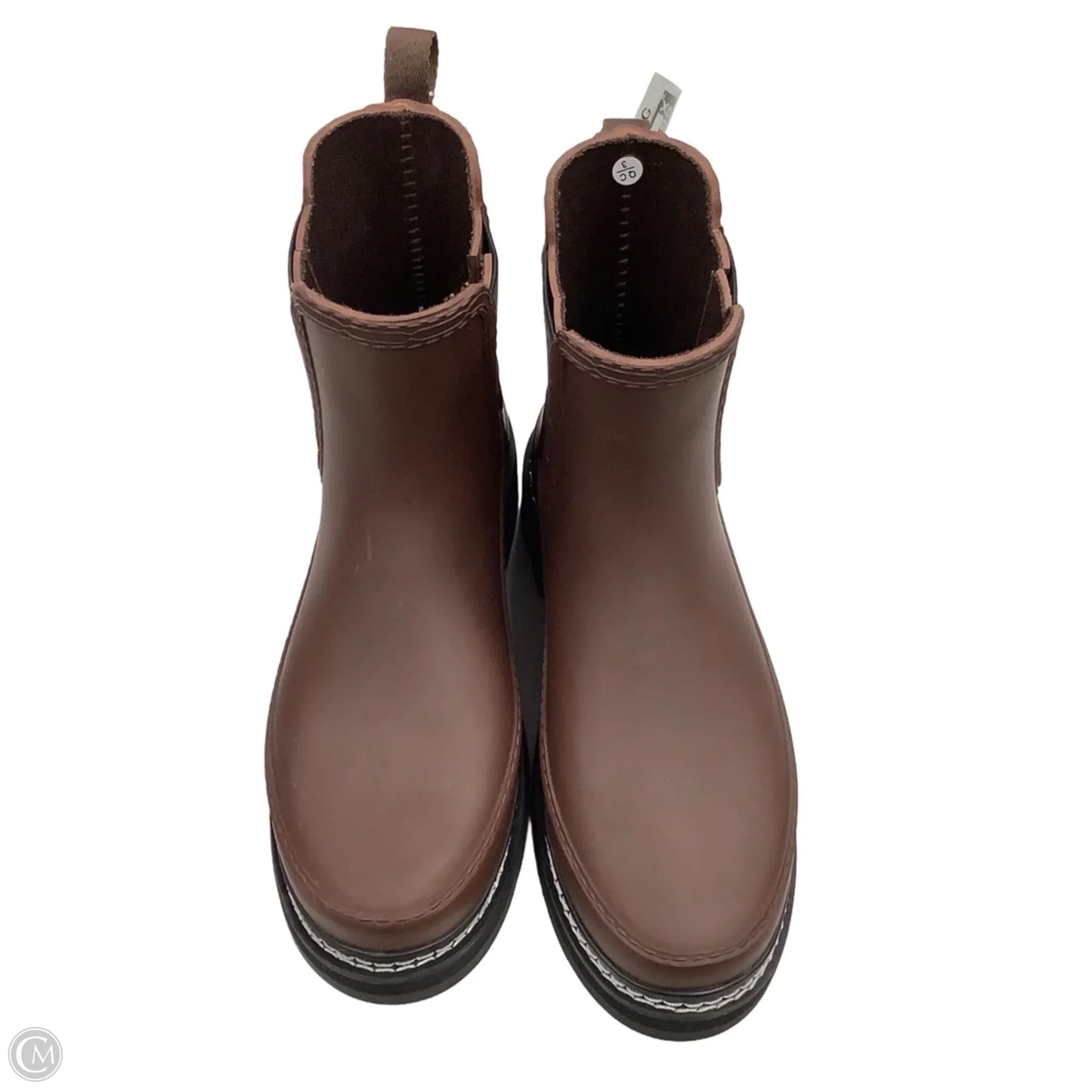 Boots Ankle Flats By Hunter In Brown, Size: 6