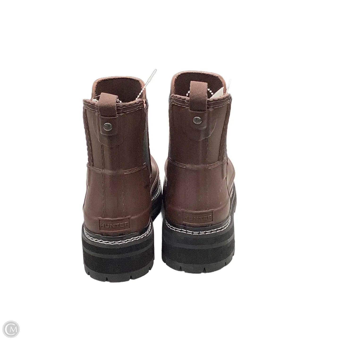 Boots Ankle Flats By Hunter In Brown, Size: 6