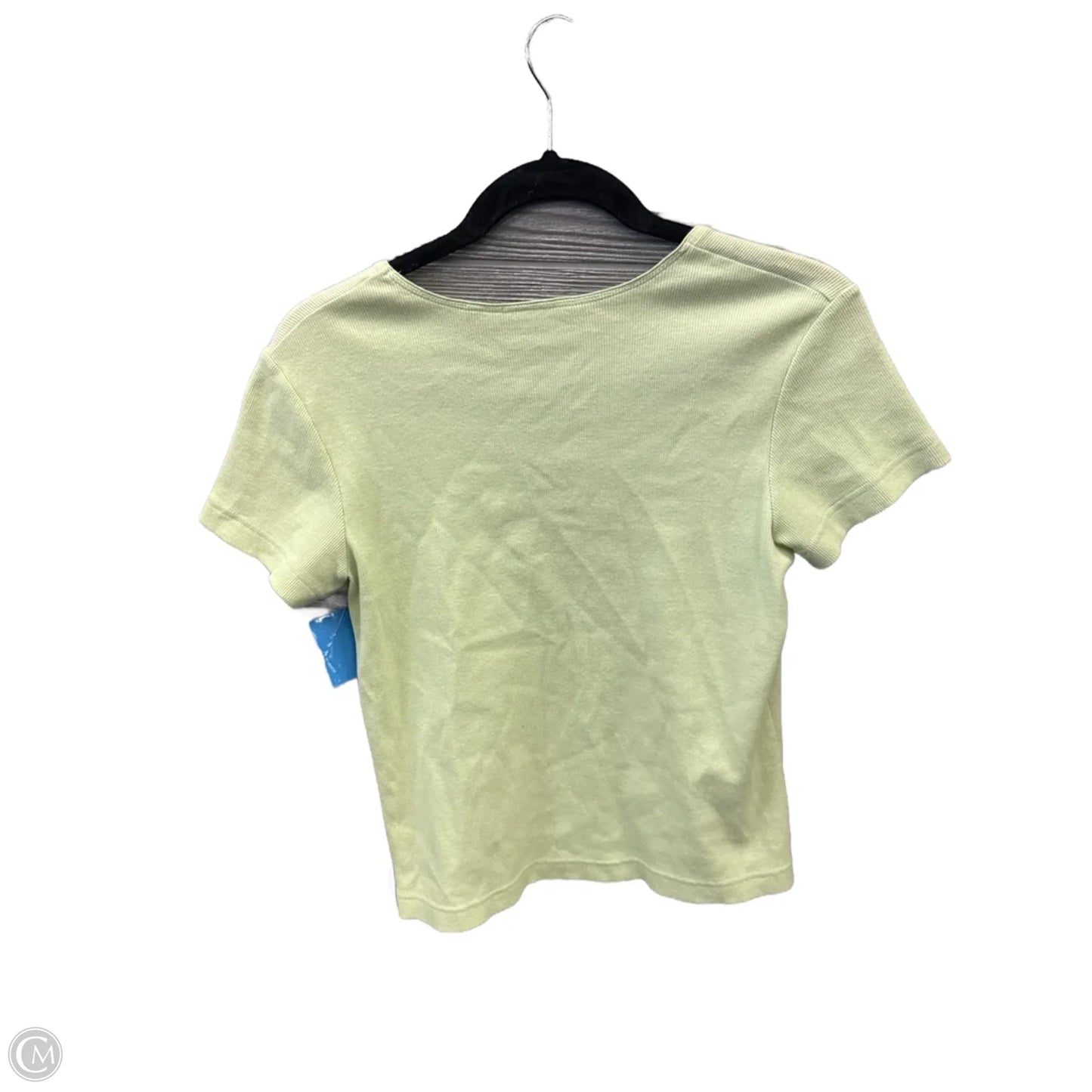 Top Short Sleeve Basic By Croft And Barrow In Green, Size: Mp