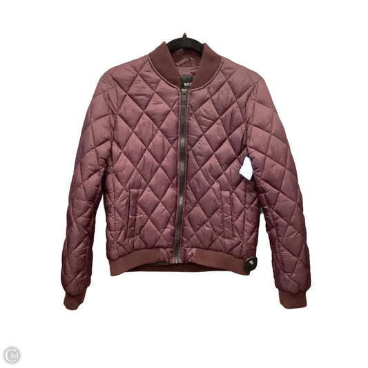 Jacket Puffer & Quilted By Ana In Purple, Size: S