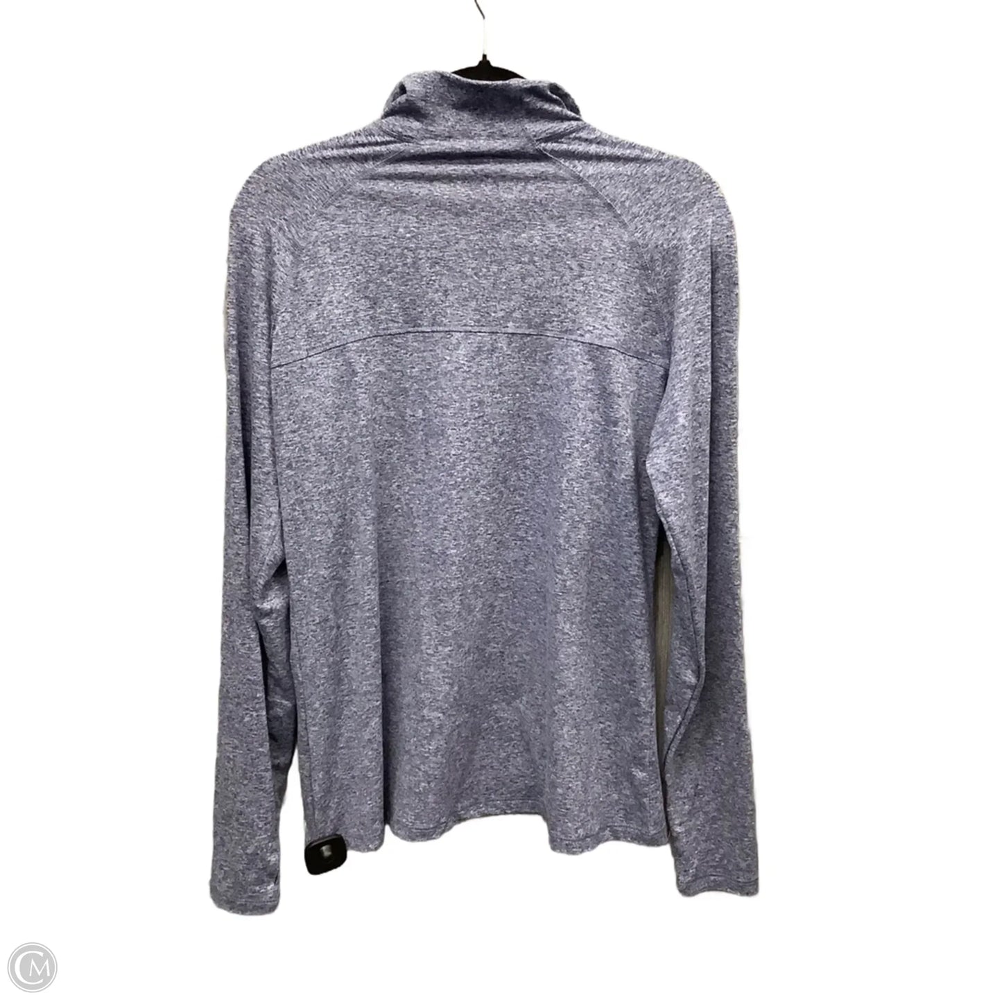 Athletic Top Long Sleeve Collar By Jockey In Blue, Size: Xl