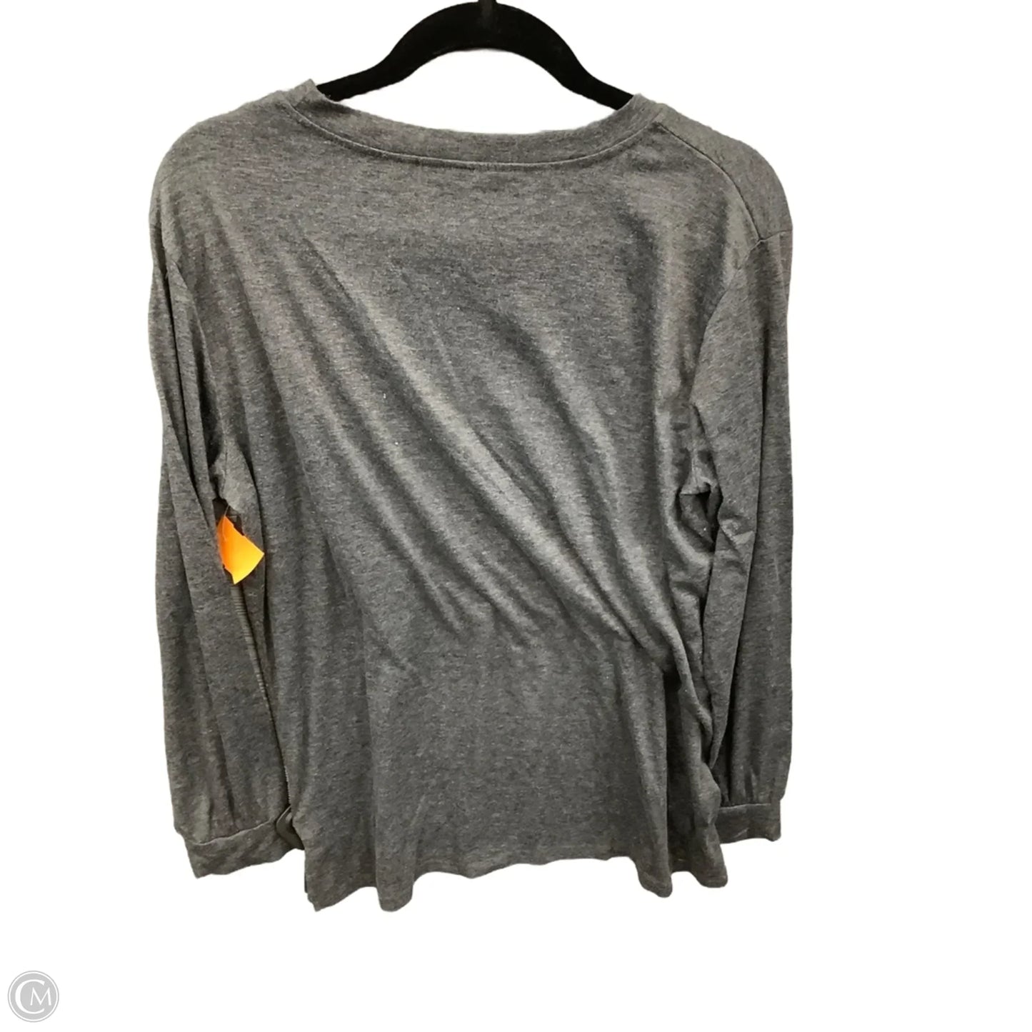 Top Long Sleeve By Clothes Mentor In Grey, Size: Xl