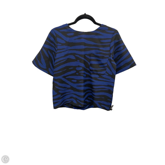 Top Short Sleeve By Loft In Blue, Size: Xs