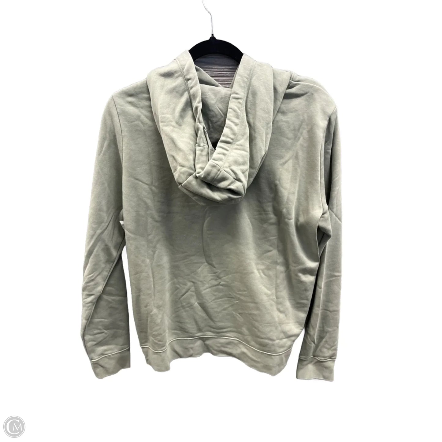 Sweatshirt Hoodie By Nike In Green, Size: L