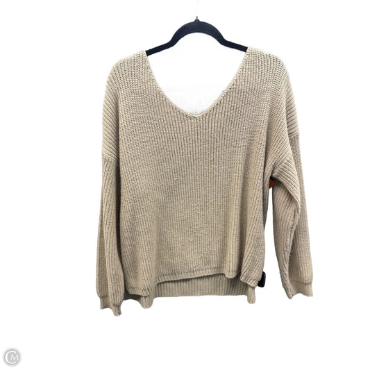 Sweater By Boohoo Boutique In Tan, Size: 2x