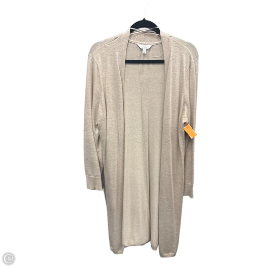 Cardigan By Time And Tru In Tan, Size: L
