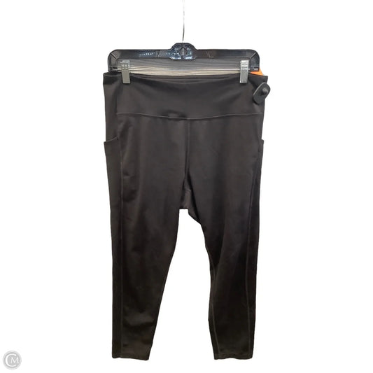 Athletic Leggings By Tek Gear In Black, Size: Xl