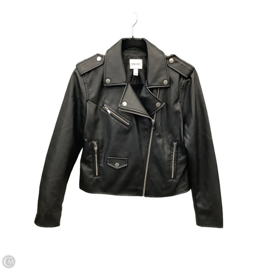 Jacket Moto By Nine West In Black, Size: S