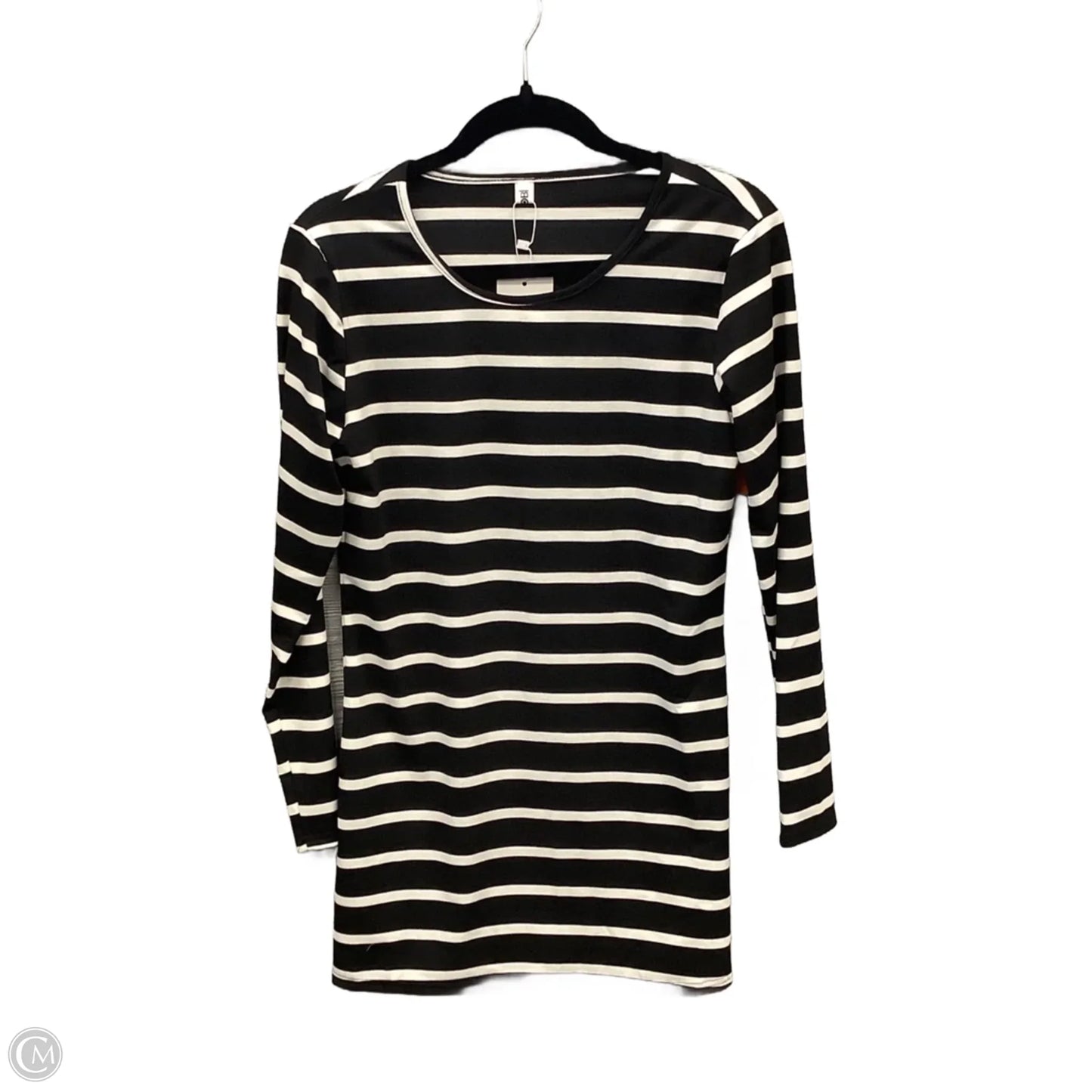 Tunic Long Sleeve By Clothes Mentor In Striped Pattern, Size: S