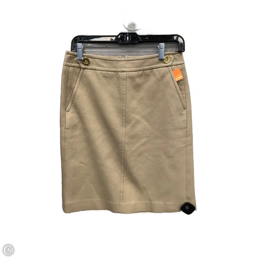 Skirt Midi By Talbots In Tan, Size: 2