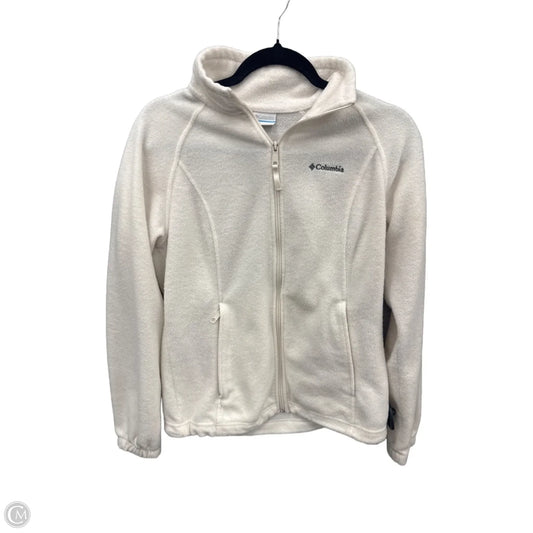 Jacket Fleece By Columbia In White, Size: M