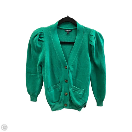 Sweater Cardigan By Who What Wear In Green, Size: S