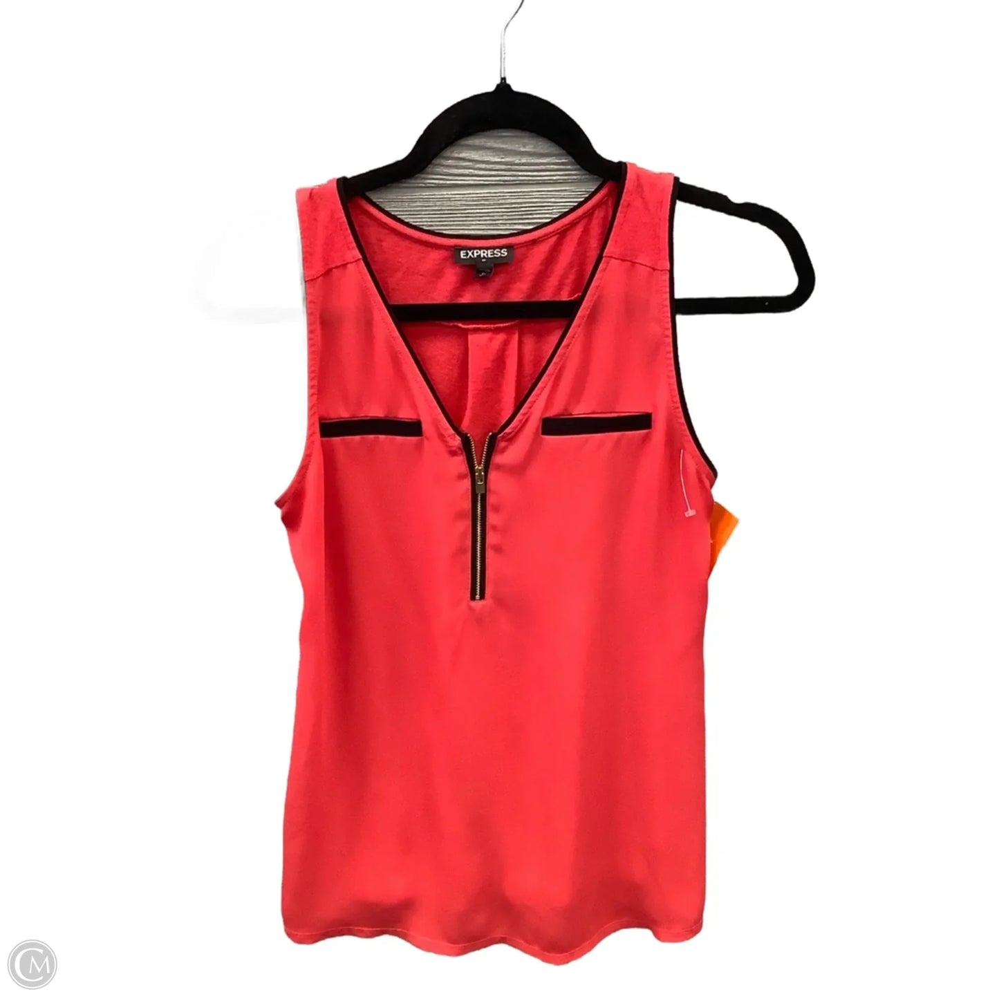 Top Sleeveless By Express In Red, Size: Xs