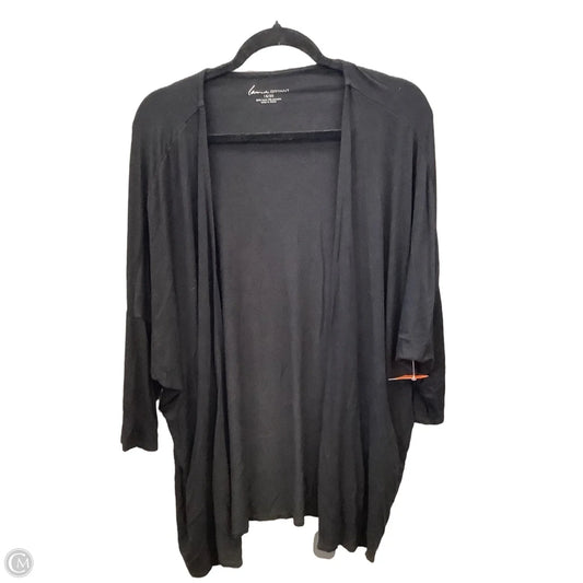 Cardigan By Lane Bryant In Black, Size: 1x