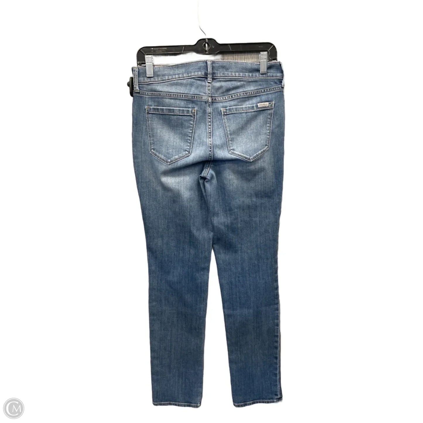 Jeans Straight By Eddie Bauer In Blue Denim, Size: 4