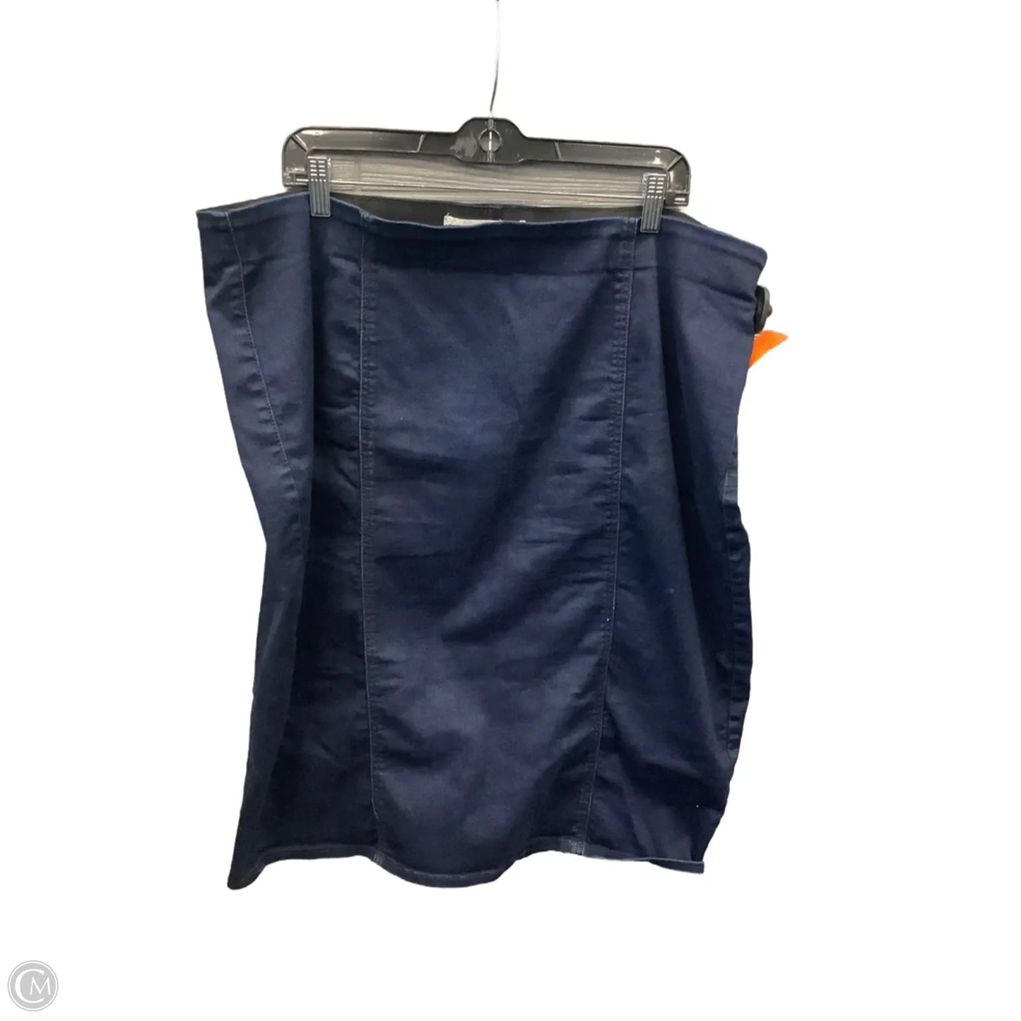 Skirt Midi By Cato In Blue Denim, Size: 20