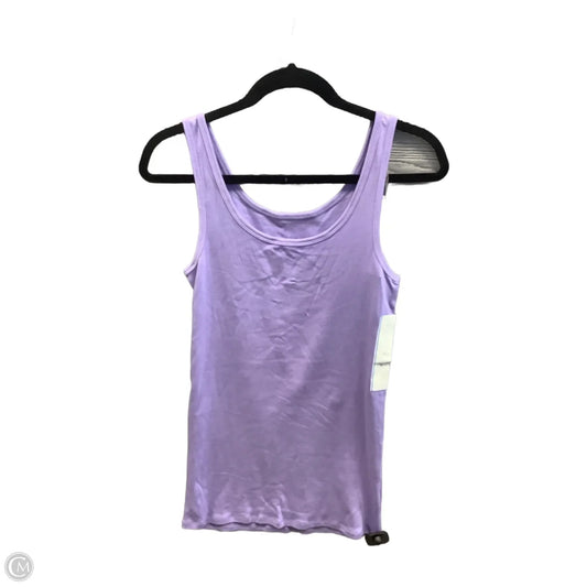 Top Sleeveless Basic By A New Day In Purple, Size: L