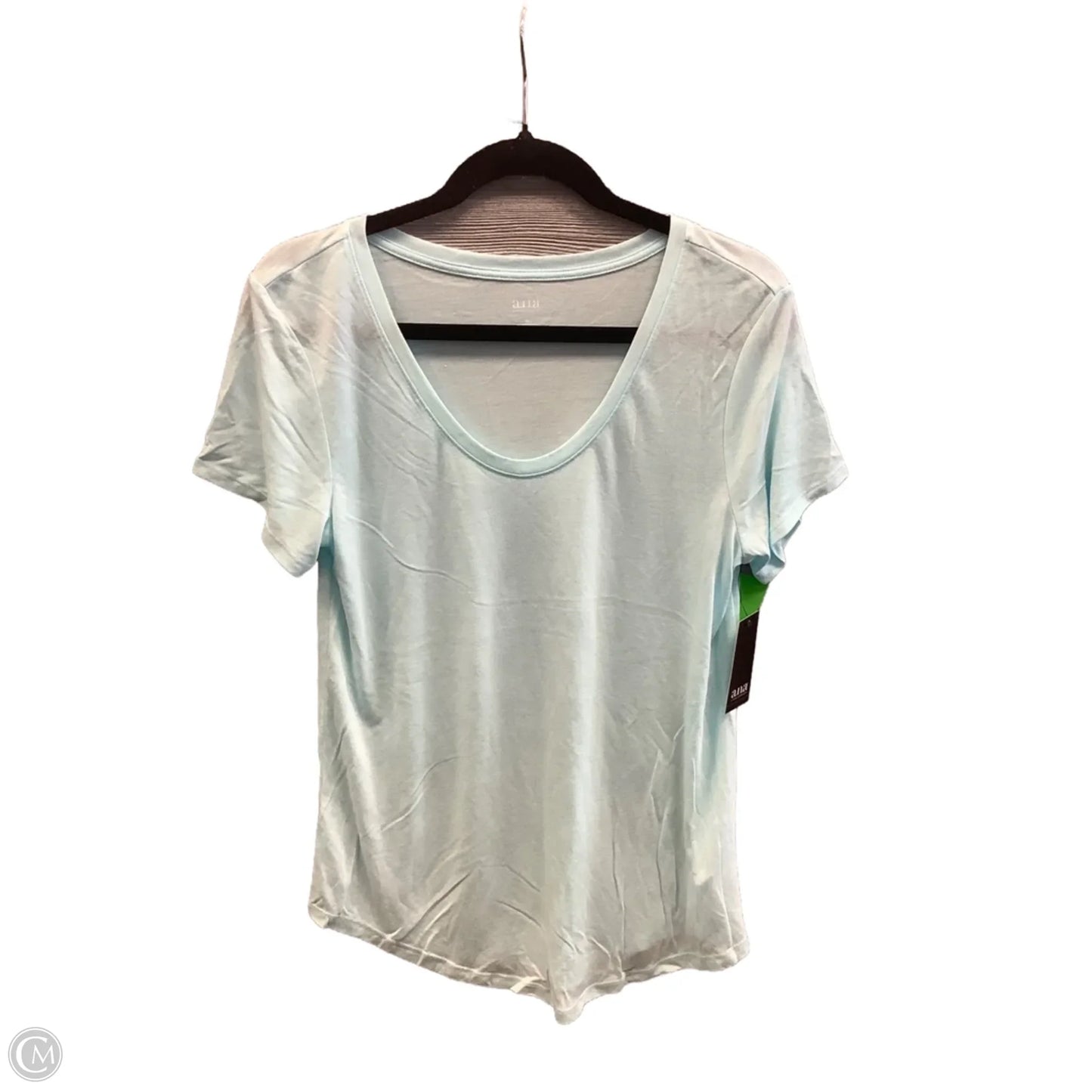 Tunic Short Sleeve By Ana In Blue, Size: M