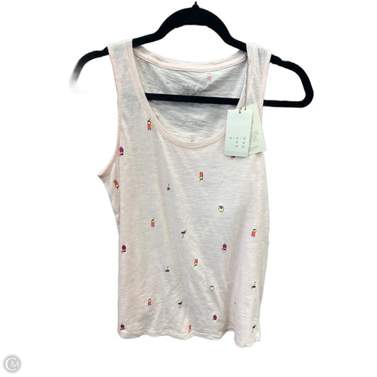 Top Sleeveless By A New Day In Pink, Size: M