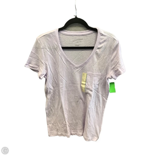 Top Short Sleeve Basic By Universal Thread In Purple, Size: M