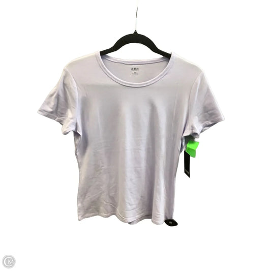 Top Short Sleeve Basic By Ana In Purple, Size: M