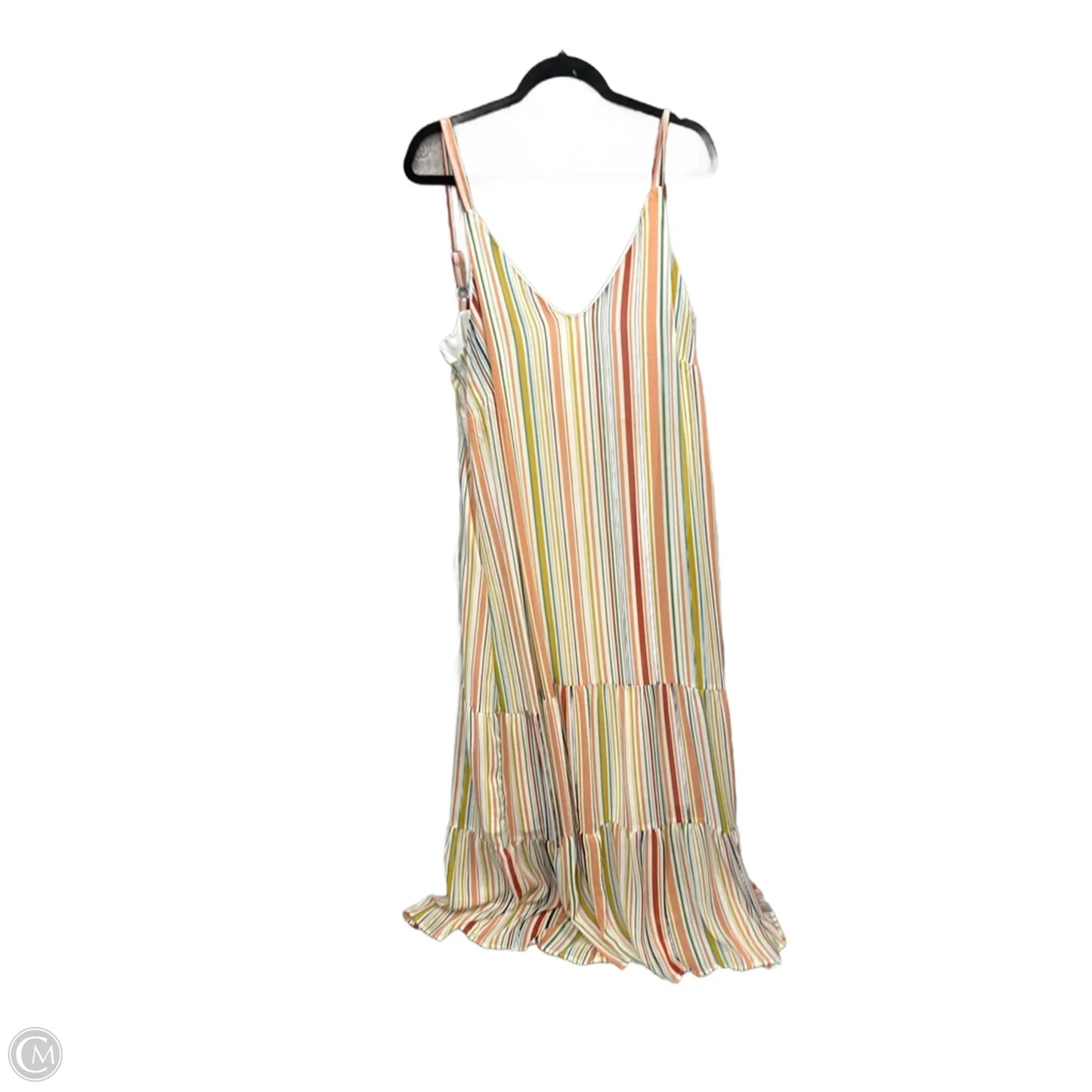 Dress Casual Maxi By Clothes Mentor In Striped Pattern, Size: Xl